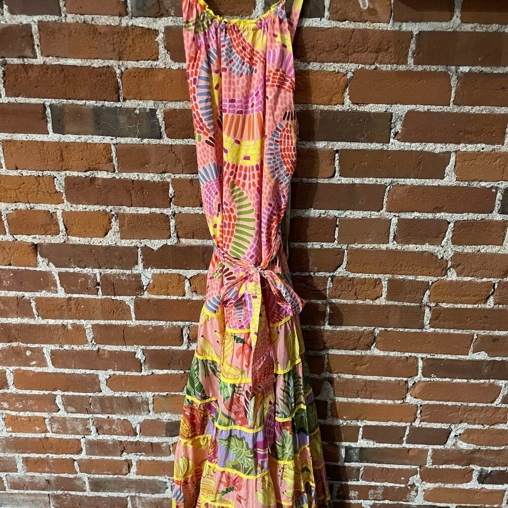 NEW FARM RIO Mixed Tier Maxi Dress